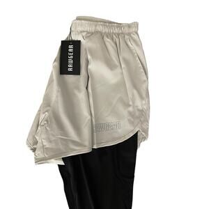 RAWGEAR Compression Legging Shorts Model Rg206 Color: Silver - S